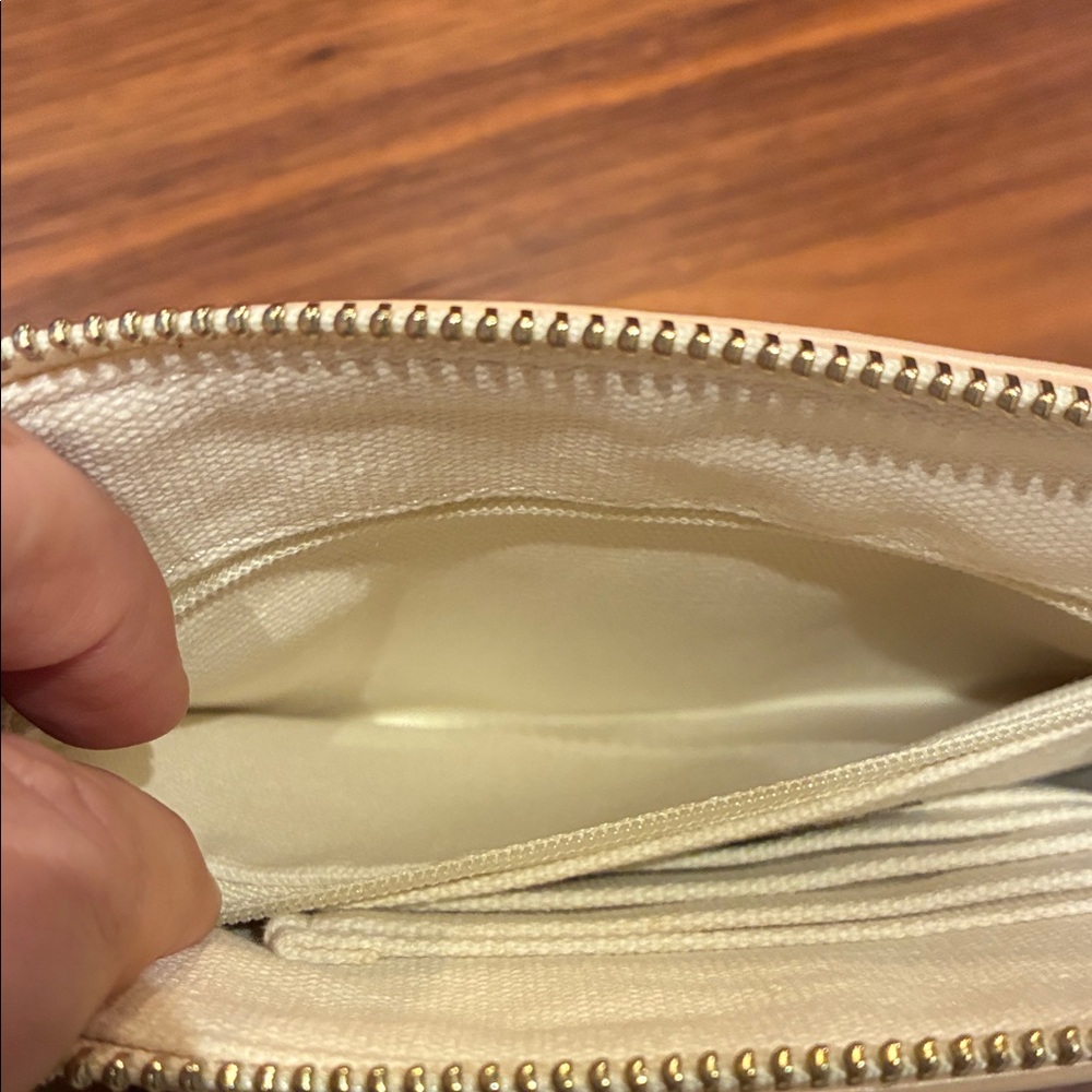 Spartina 449 Charleston Map Clutch Purse - Cream and Blue - Picture 8 of 11